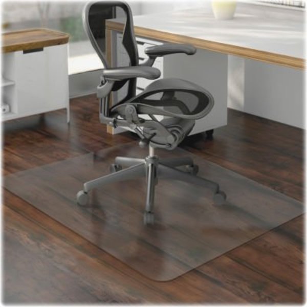 Sp Richards Lorell® Office Chair Mat for Hard Floor -  60"L x 46"W - Straight Edge - Clear LLR69169